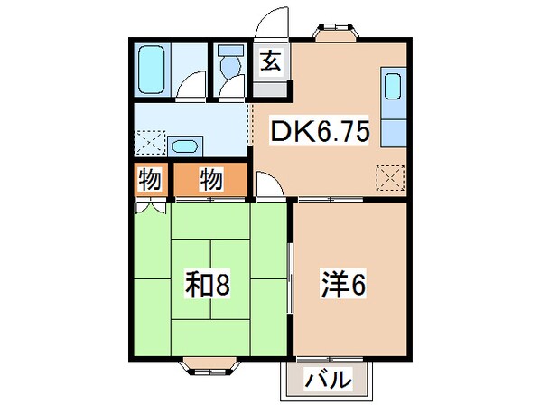 カーサアルピナの物件間取画像